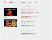 Tablet Screenshot of esthernicklas.de